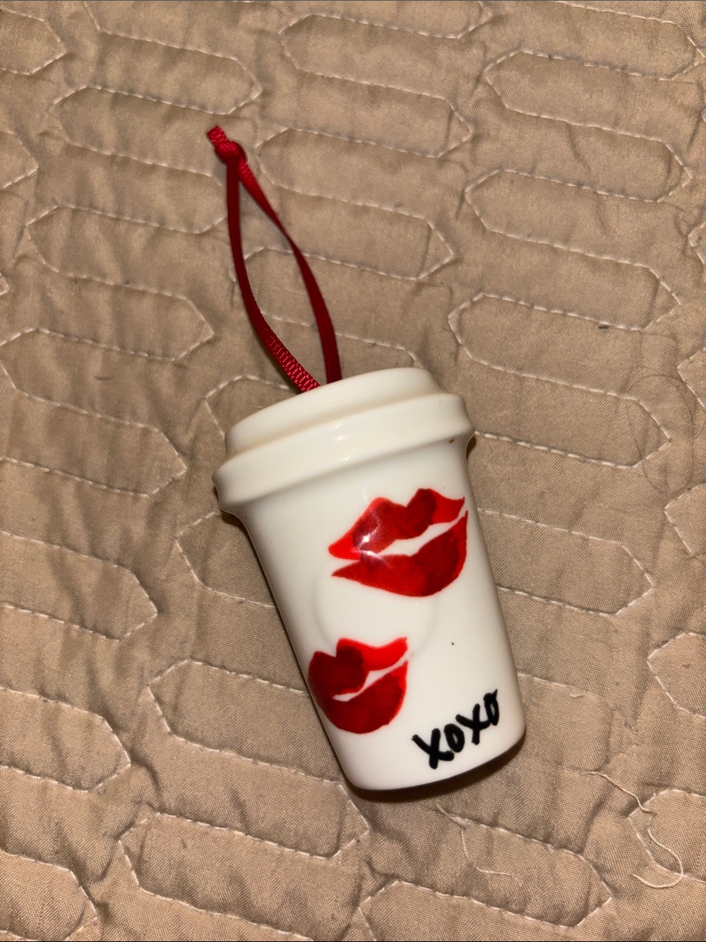 Starbucks Ceramic 2015 Holiday Ornament